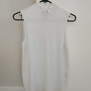 Worthington sleeveless top white size: S
